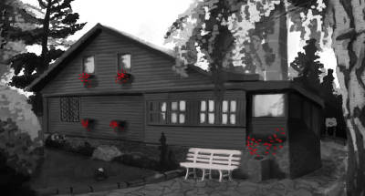 Cottage painting Cottage painting